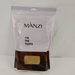 MANZI Women’s Tights XXXL Plus Size 2 Pair Nude Sheer Pantyhose NEW